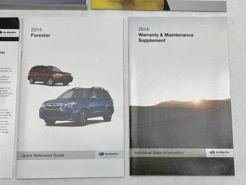 Owners Manual 2014 Subaru Forester 81083 - Bild 5 von 6