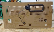 Orig 1950's GRUNDIG Model 2320U Tube Radio BACK PANEL w/FM ANTENNA Germany