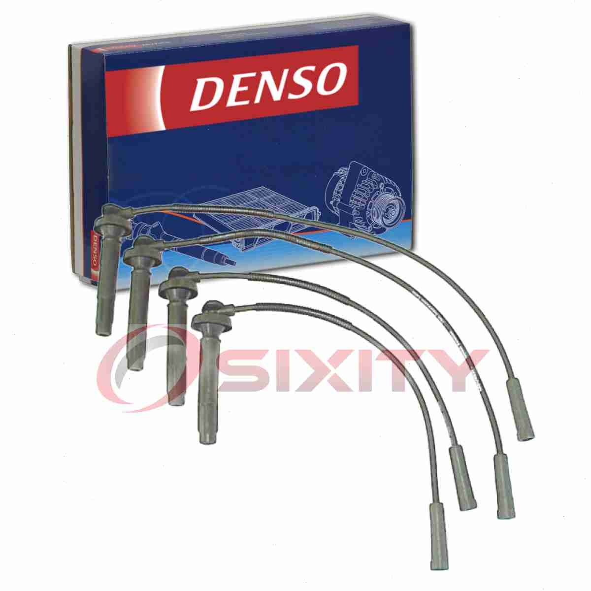 DENSO 671-4246 Spark Plug Wire Set for MSW2760 FX58 CH74201 CH74196 CH74168 ht