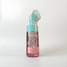 Bliss Gentle Foaming Cleanser With Silicone Scrubber 3.4 Fl Oz New