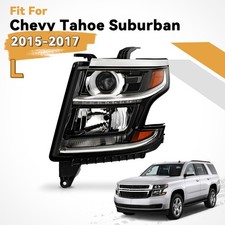 Halogen Headlight For 2015-2017 Chevy Tahoe S...