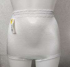 46" size 8XL Crown-ette womans silky control brief White 26959