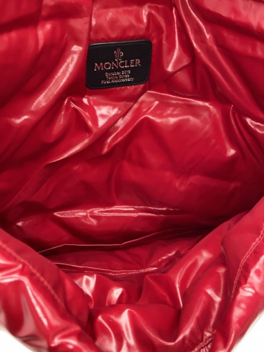 MONCLER BUSTA PIUMINO Down Design Clutch Bag in Red and White (B209P0084730) thumbnail 6