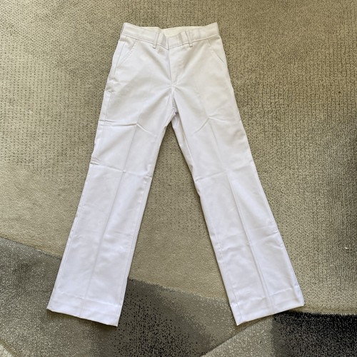 Vintage 70s El Derado White Flare Pants 26x28 Scovill Zipper - Picture 2 of 10