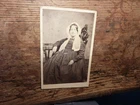1860S-CIVIL WAR- CDV PHOTO- MARY ANN BEHAN. MCKEESPORT-PA