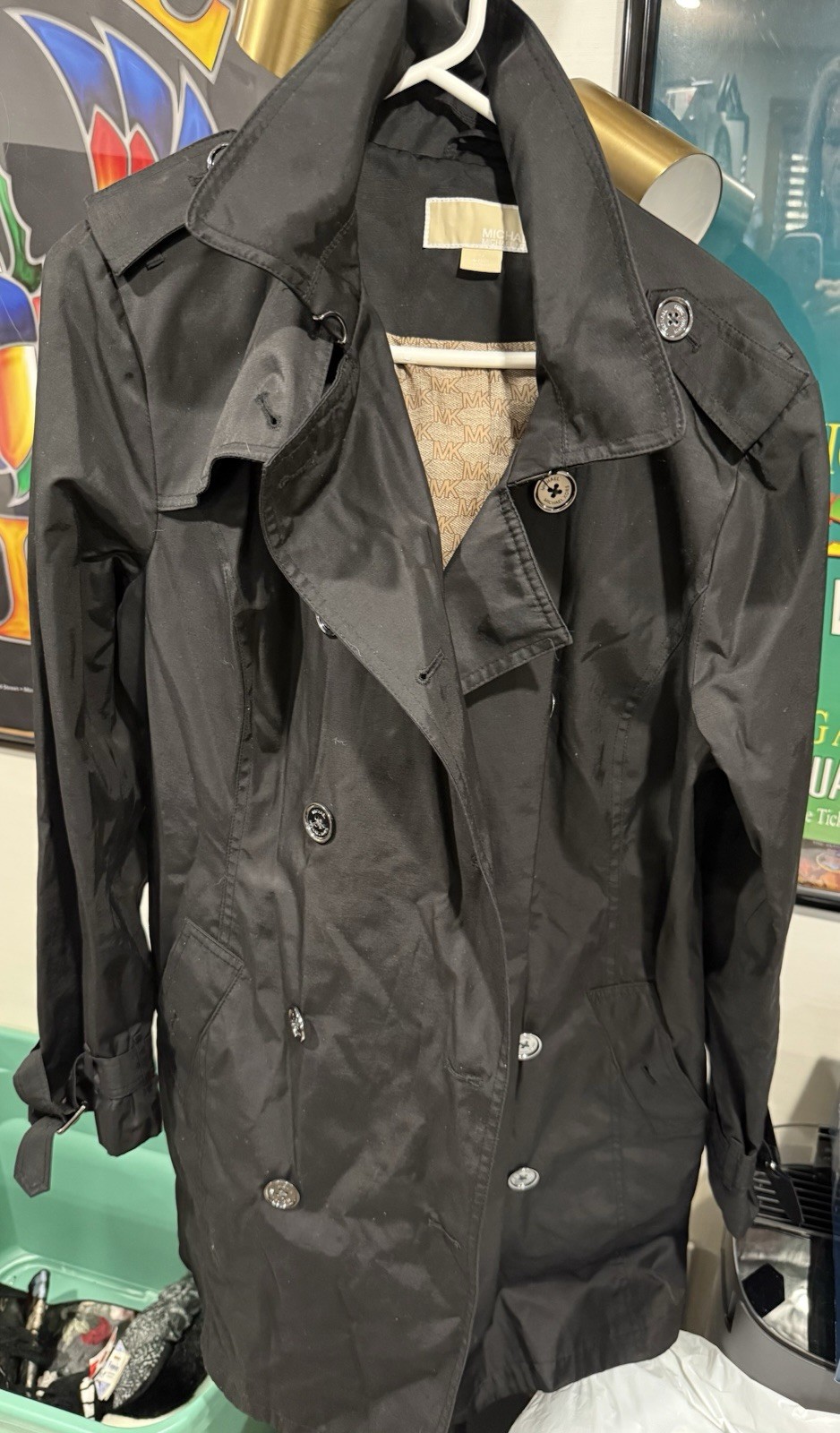 michael kors jacket women xl (belt missing) thumbnail 3