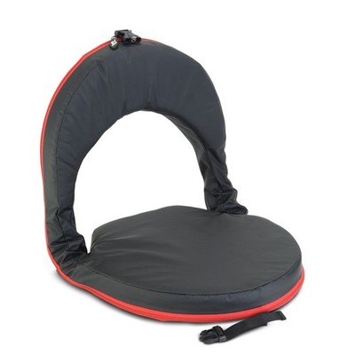 IRON CLAW Foldable Boat Seat 40x37cm Schwarz/Rot by TACKLE-DEALS !!!