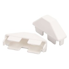 8pcs White Picket Fence Cap Rainproof Windproof Fencing Parts Decorative PVC CUT