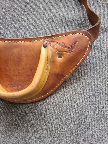 Vintage Ruff’n Ready 259 Leather Fishing Belt Beach Lake Cabin. Deep-sea Fishing - Picture 2 of 8