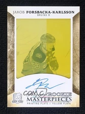 2017-18 Ultimate Collection 1/1 Jakob Forsbacka-Karlsson #ULT-54 Auto RC 14hk