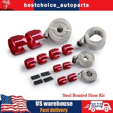 Braided Dress-up Hose Cover Radiator Hose Sleeving Stainless Steel Universal Braided Dress-up Hose Cover Radiator Hose Sleeving Stainless Steel Universal