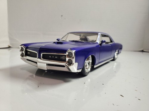 Imperfect - Hot Wheels Classics 66 Pontiac GTO Blue 1:18 scale
