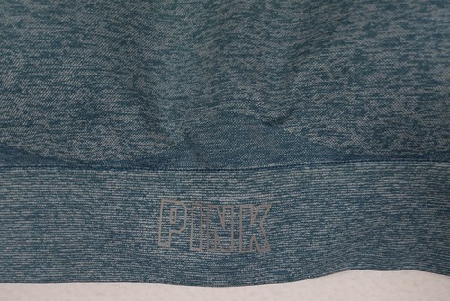PINK Victoria's Secret Sports Bra Seamless Lightly Lined Racerback Padded Medium - Picture 2 of 7