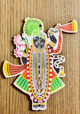 Pichwai Srinathji and Cow MDF laminated cutouts