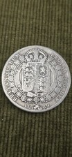 1889 QUEEN VICTORIA JUBILEE HEAD HALF CROWN .925 SILVER VICTORIAN COIN