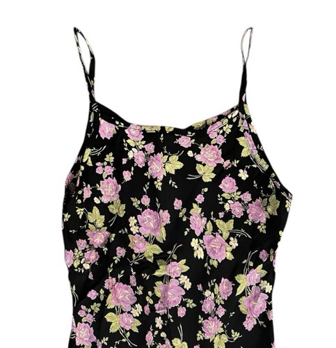 Vintage Betsey Johnson Floral Rose Beaded Noisemaker Slip Dress Sz XS - Picture 5 of 13