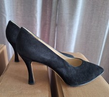 Women’s L. K. Bennett EU40 Black Suede High Heel Court Shoes