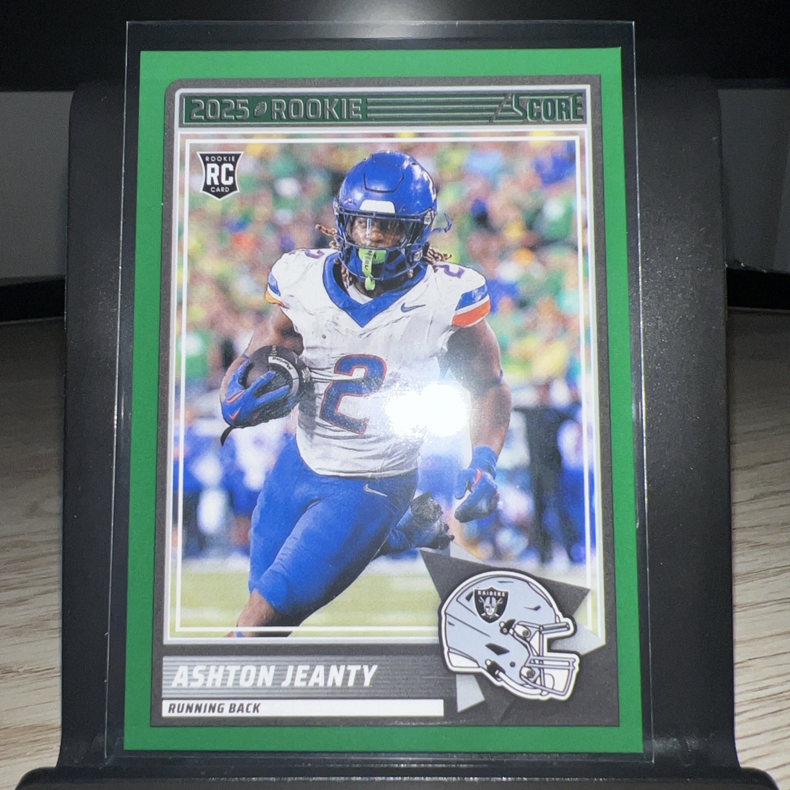 2025 Score - Rookies Ashton Jeanty #14 Green (RC)