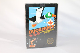 Duck Hunt NES Nintendo Complete CIB! ULTRA RARE 1ST PRINT MATTE STICKER! NICE!