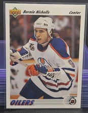 91-92 Upper Deck Bernie Nicholls 🚨🚨🚨 Edmonton Oilers 