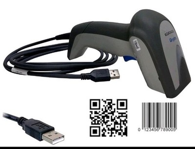 Barcodescanner Datalogic Gryphon GD4400 GD4430-WH USB+Ständer QR-Code DataMatrix