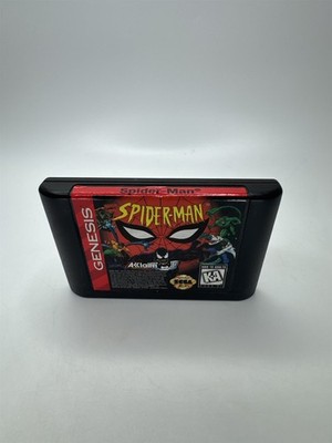 Spider-Man Sega Genesis Game Cartridge Marvel Akklaim Superhero Action