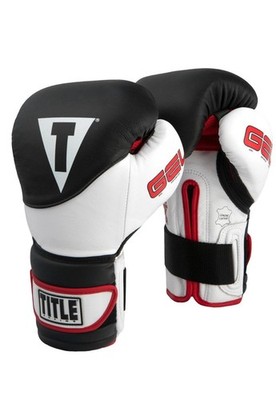 Title Boxing Gel World Bag Gloves - Black