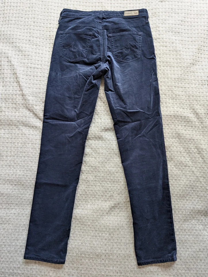 AG Adriano Goldschmied Stevie лодыжки джинсы женщин 25R вельвет тонкий прямые брюки - Изображение 4 из 4