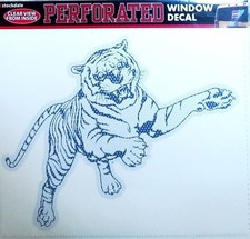 Jackson State University Tigers 8 Inch Perforated Auto Window Film Sticker...