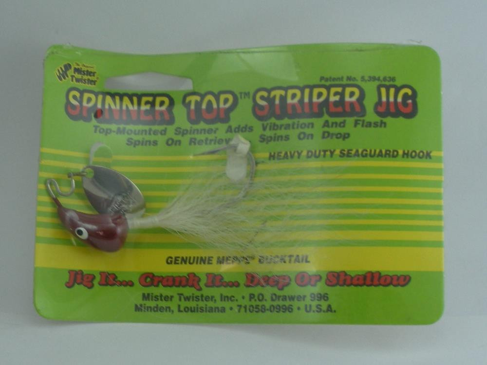 Mister Twister STSJ34-91 Spinner Top Striper Jig 3/4 oz Red