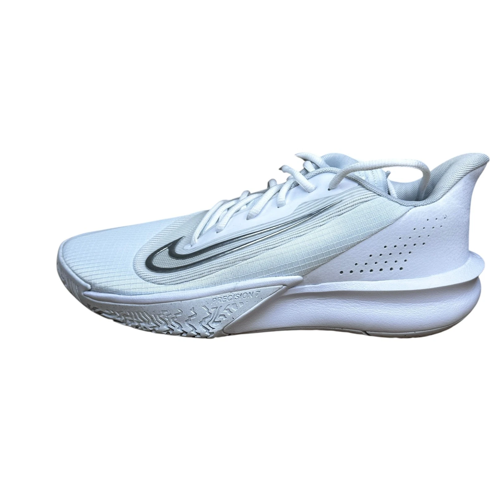 Nike Precision 7 FN4322-100 white photon dust light smoke grey size 9.5