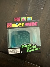 Schylling NeeDoh Nice Cube Color Blue NIB SHIPS WITHIN 12HRS