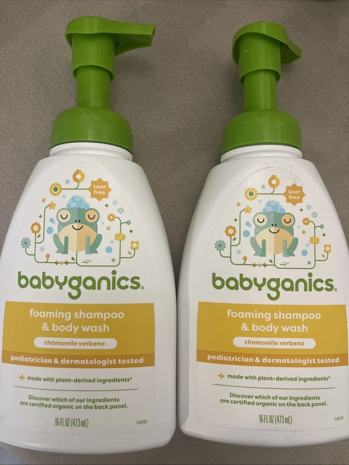 2 Foaming Shampoo & Body Wash, Chamomile Verbena, 16 fl oz (473 ml)