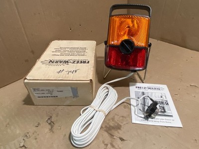Freez-Warn Home Water Pipe Freeze Warning Signal - Battery Powered Light - NEW