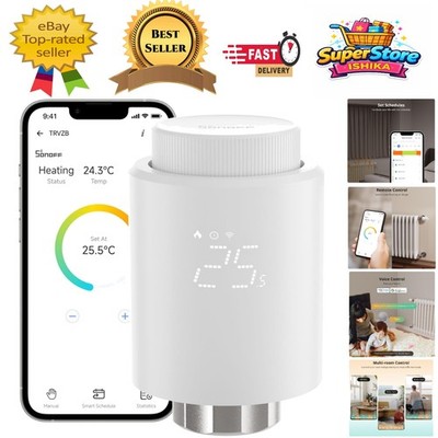 Zigbee Thermostat Heizkörperventil mit Alexa & Google Home Kompatibilität