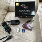 Nikon COOLPIX S550 Purple Compact Camera 10MP 5x Zoom w/ Battery Charger — photo 1