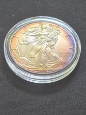 2018 American Silver Eagle 1oz .999 Fine Silver Coin - Beautifully Toned Obverse