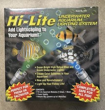 NOS Miracle Beam Hi-Lite Underwater Aquarium Lighting System Model No. 2043