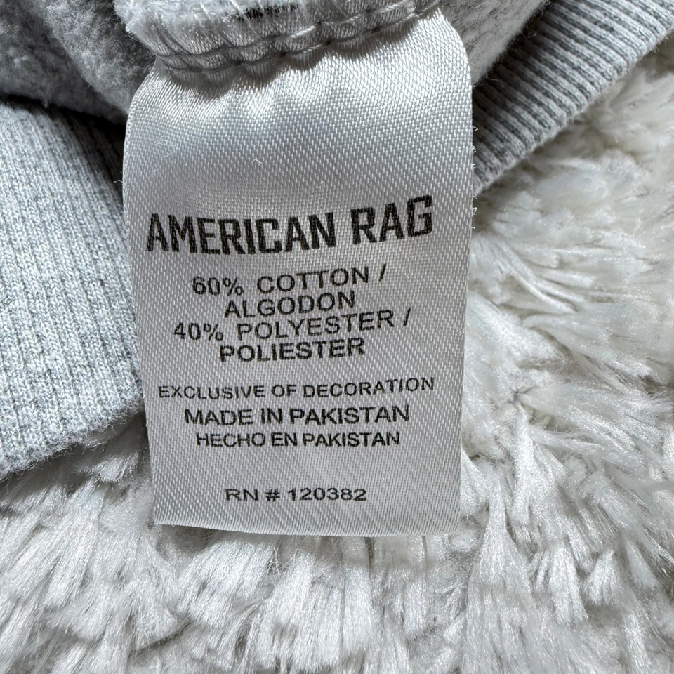 American Rag Athletic Dept. Sudadera con Capucha Para Hombre Mediana Y2K Pullover Sudadera Calle Foto 4 de 4
