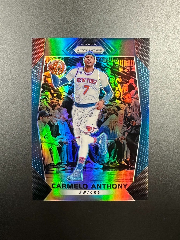 2017-18 Panini Prizm Carmelo Anthony #279 Blue Prizm /199 Knicks Color Match 🔥