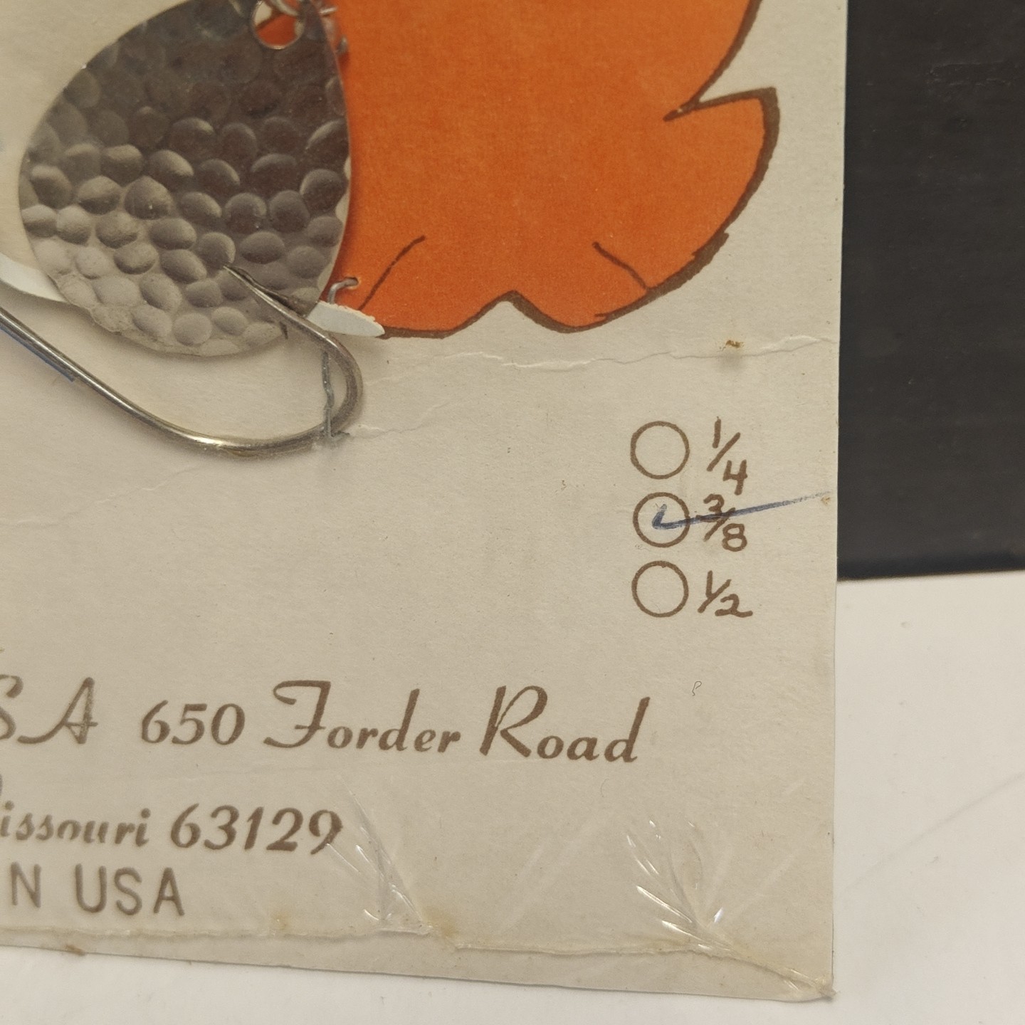 Vintage Rare Wotawa Lure Co. Spinnie Shad spinnerbait New In Package - Image 3