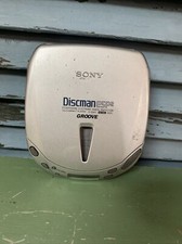 Sony D-E401 Silver Discman CD Stereo Player Walkman ESP2 Groove For Parts