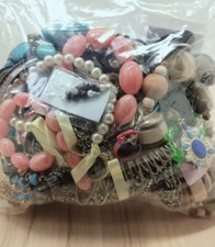 2-LBS BAG FOR CRAFTING ART JEWELRY LOT EARRINGS NECKLACES BEADS