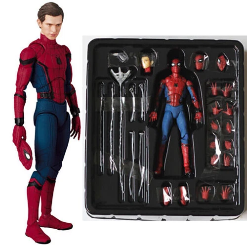 Spider-Man Homecoming Peter Parker Tom Holland Spiderman Action Figure Toys Hot - Picture 2 of 10