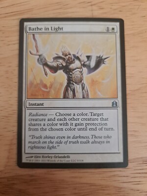 MTG - Bathe in Light - Commander - NM