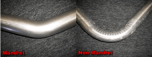 1 End Expanded 2.5" 45 Degree Exhaust Elbow Mandrel Bend 304 SS 16 gauge - Picture 7 of 7