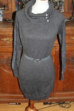 Juniors CANDIE'S Gray Belted Sweater Dress Sz XL #41