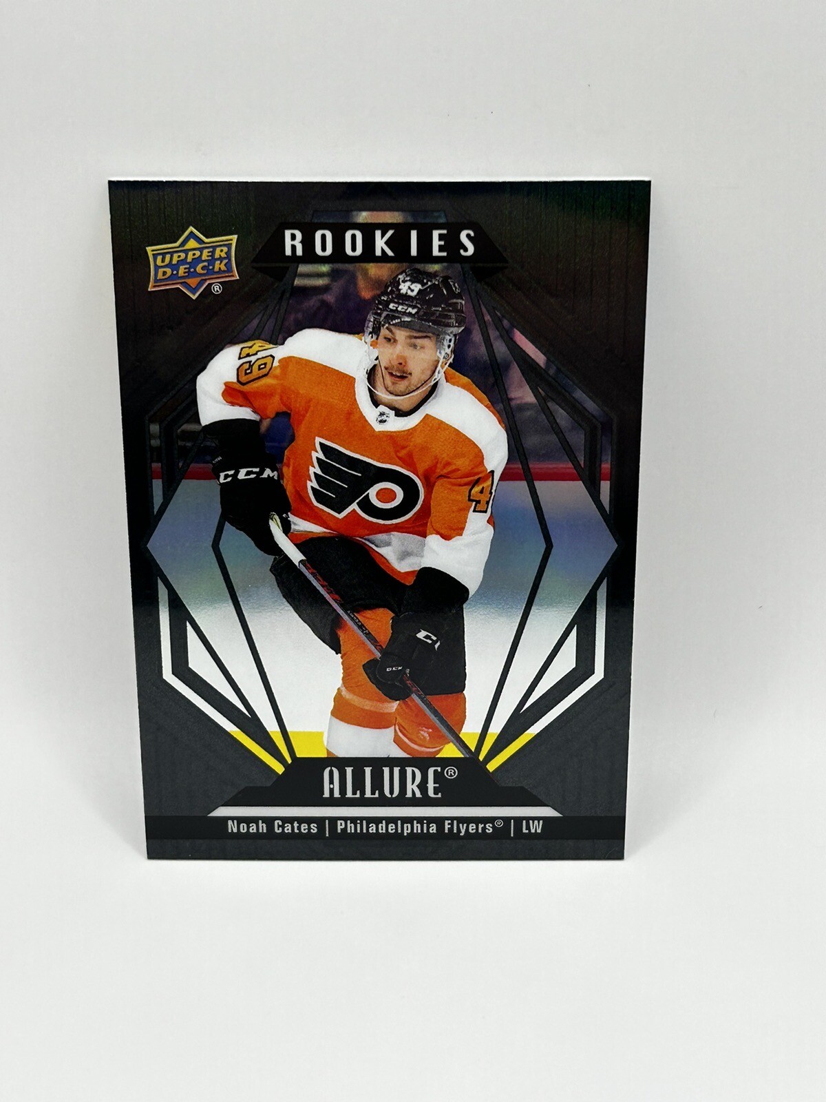 2022-23 Upper Deck Allure Black Rainbow Rookies Noah Cates Rookie Philadelphia
