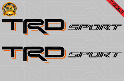 TRD Car & Truck Decals/Stickers TRD 4x4 Sport Decal Set For 2016-2020 Toyota Tacoma & Tundra Trucks – Red/Black Stickers, Made In USA TRD Graphic Car & Truck Decals/Stickers - Foto 2