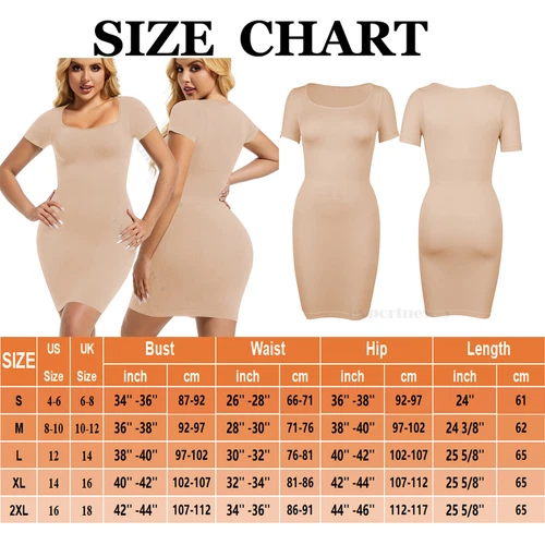 Seamless Shapewear Slips for Under Dresses Women Tummy Control Full Slip Shaper - Picture 28 of 33